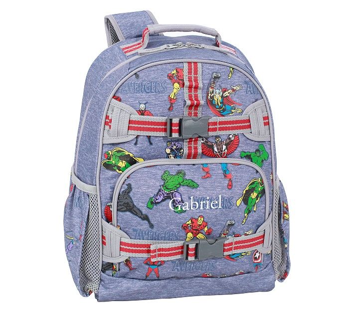 Mackenzie Marvel Avengers Glow-in-the-Dark Backpacks | Pottery Barn Kids