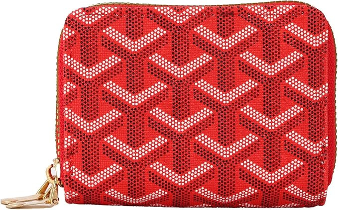 PU Leather Accordion Card Wallet, Double-Layer Zippered Card Holder for Women Men Multi-Slot Larg... | Amazon (US)