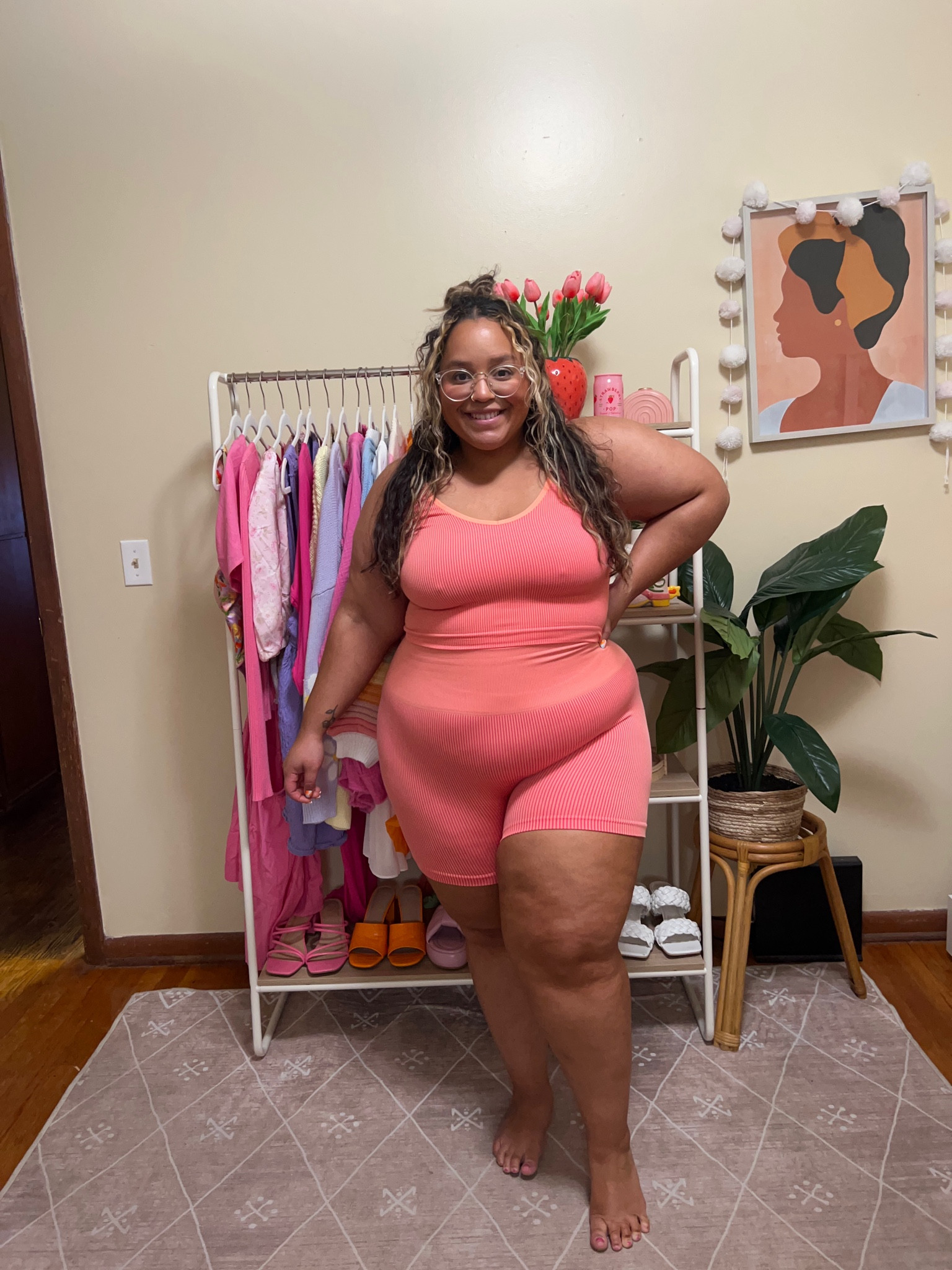 Wearing the XL in both pieces from Colsie Target coral ribbed set

#LTKfit #LTKunder50 #LTKstyletip