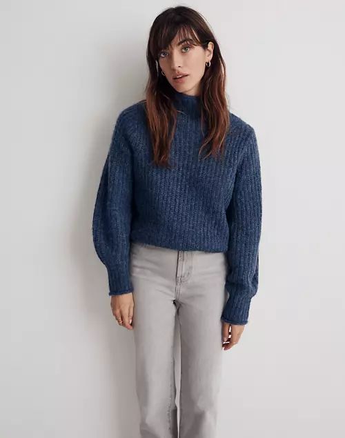 Loretto Mockneck Pullover Sweater | Madewell