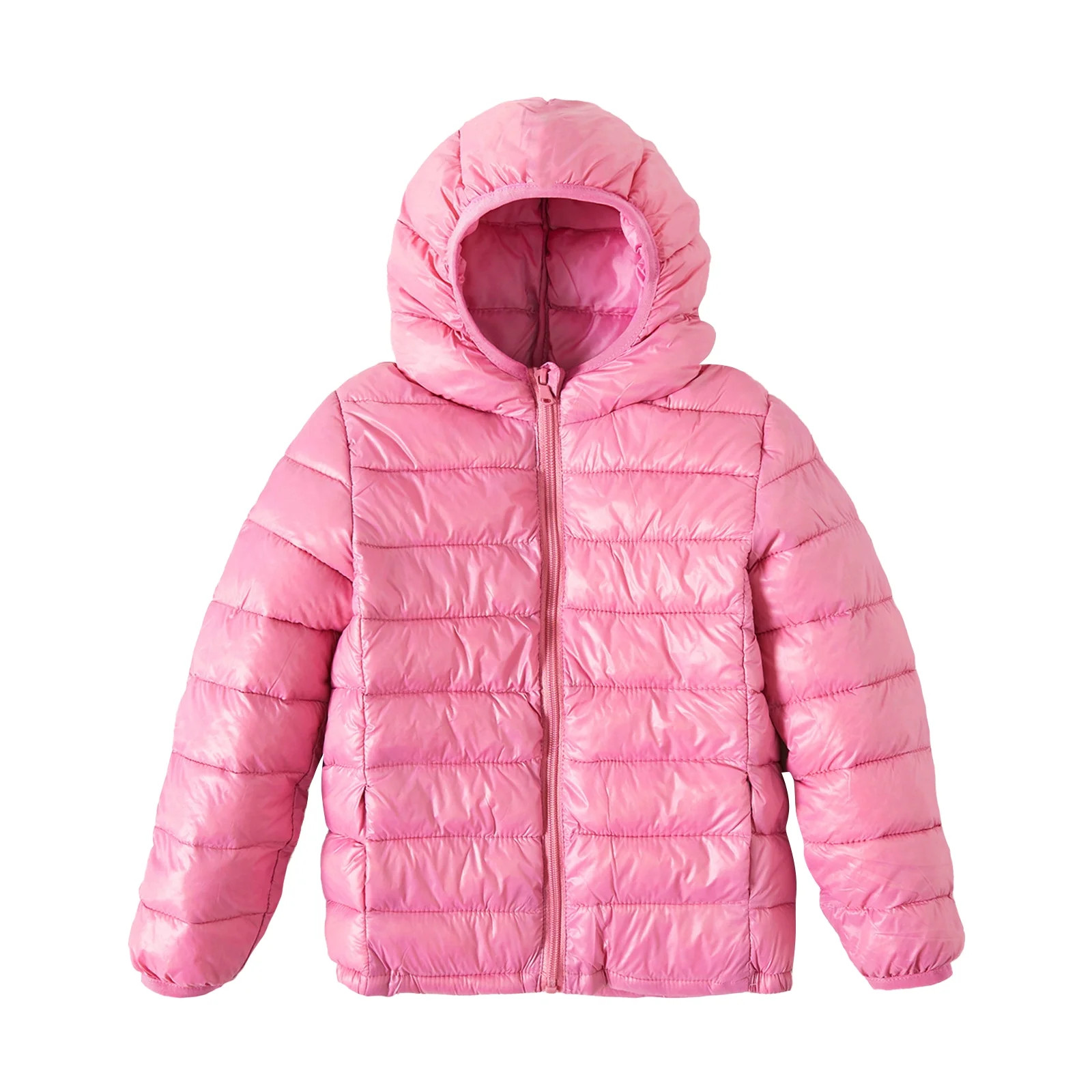 PatPat Kid Boys Girls Puffer Jacket Lightweight Zipper Winter Coat Size 4-13 | Walmart (US)