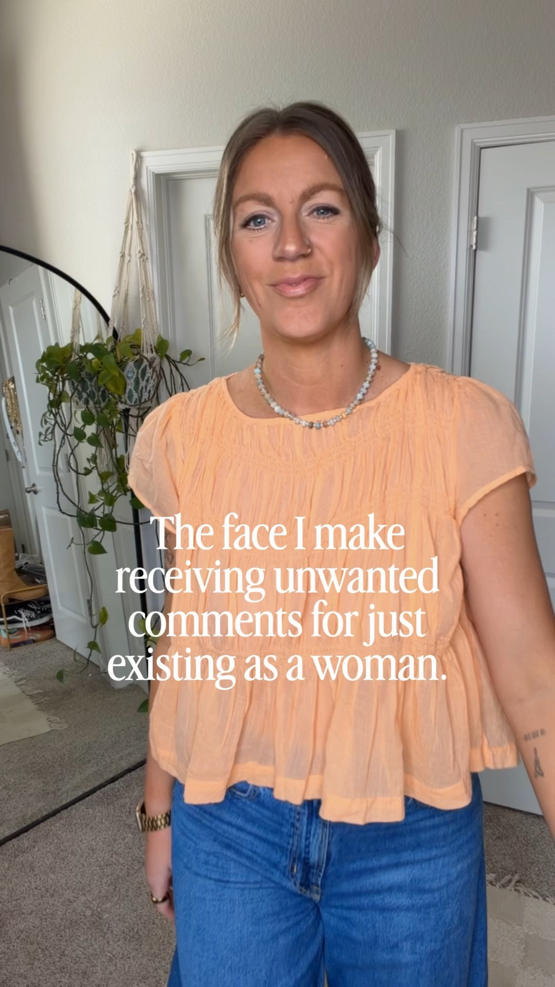 Being a woman is fun 🙄
Large top, 30 tall jeans (also linked 🇨🇦) nails are color: “it’s all fun and games” 

#LTKOver40 #LTKTall