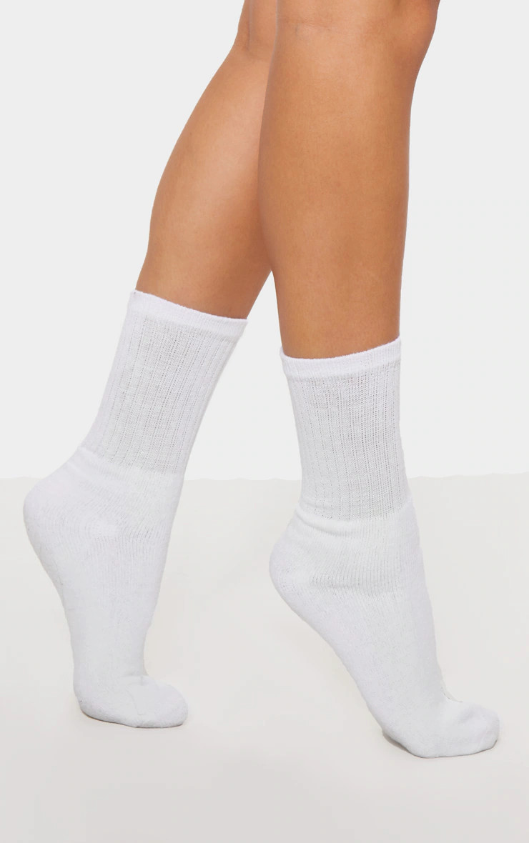 Basic White Sport Socks | Pretty Little Thing (Australia & New Zealand)
