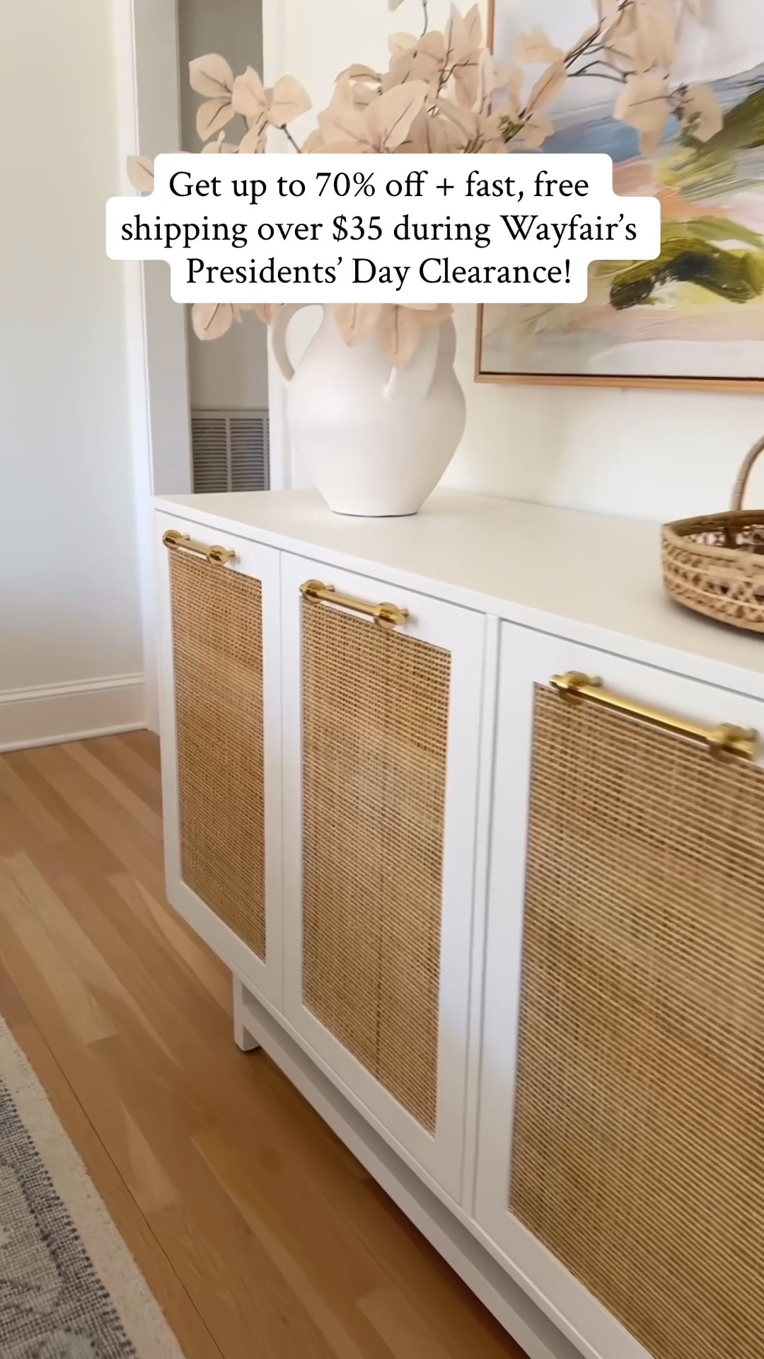 @Wayfair's Presidents’ Day Clearance is on now (up to 70% off + fast, free shipping over $35), which makes it a smart time to invest in larger pieces for your home. Rugs, upholstered furniture, console tables, and nightstands are pieces that truly change a room and are definitely worth buying when the savings are this good! #wayfair #wayfairpartner #ad

#LTKSaleAlert #LTKHome