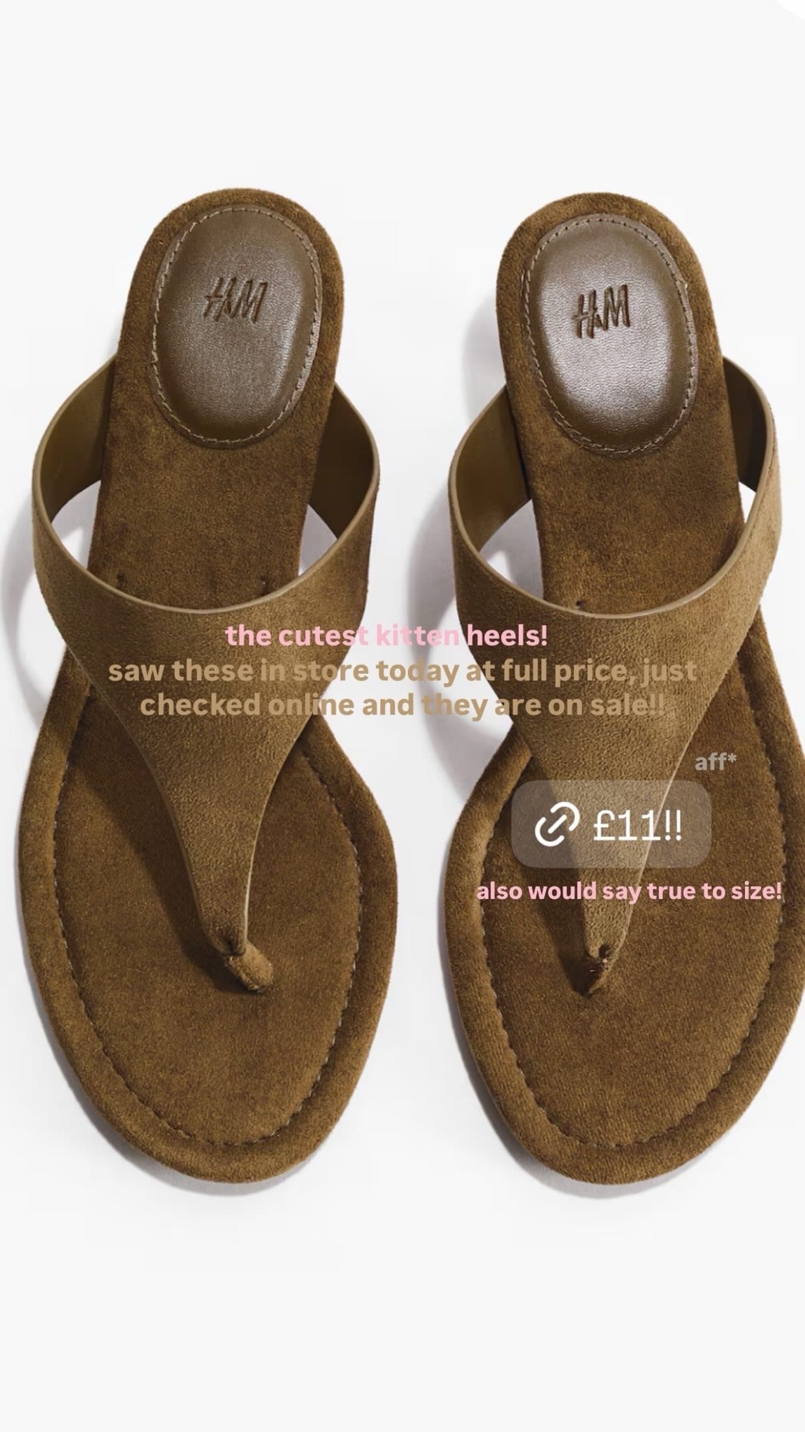 H&m kitten heel sandals on sale!

#LTKuk #LTKsummer #LTKsale