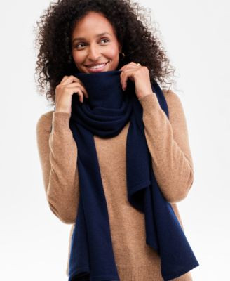 100% Cashmere Oversized Scarf, Macy's Exclusive | Macy's