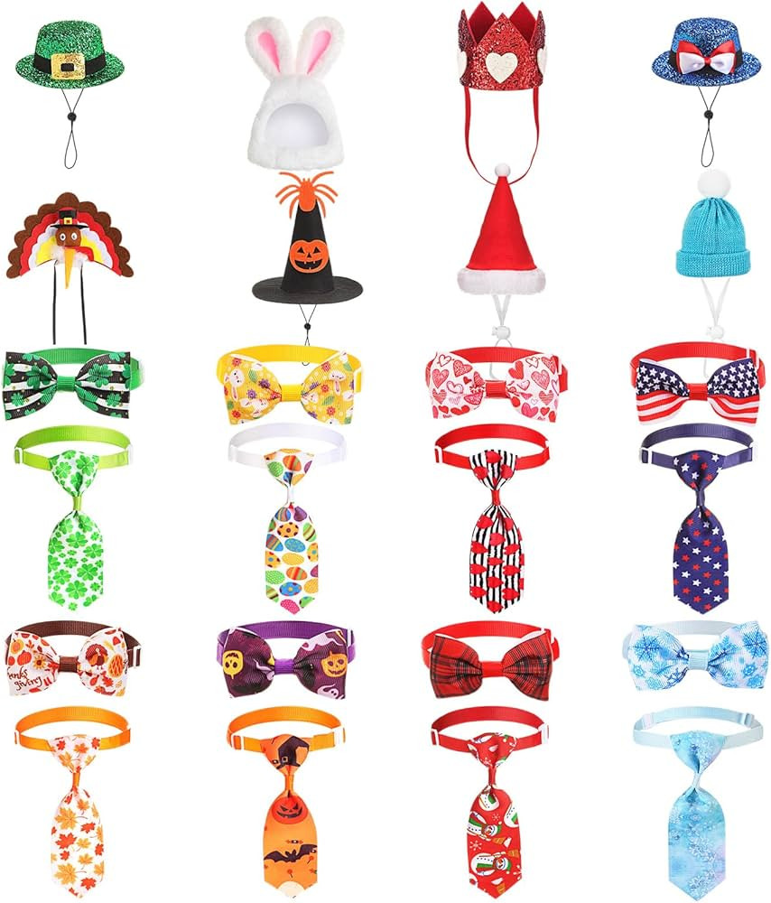 Weysat 8 Set Holiday Porch Goose Outfits All Season Holiday Bundle Fall Halloween Christmas St. P... | Amazon (US)