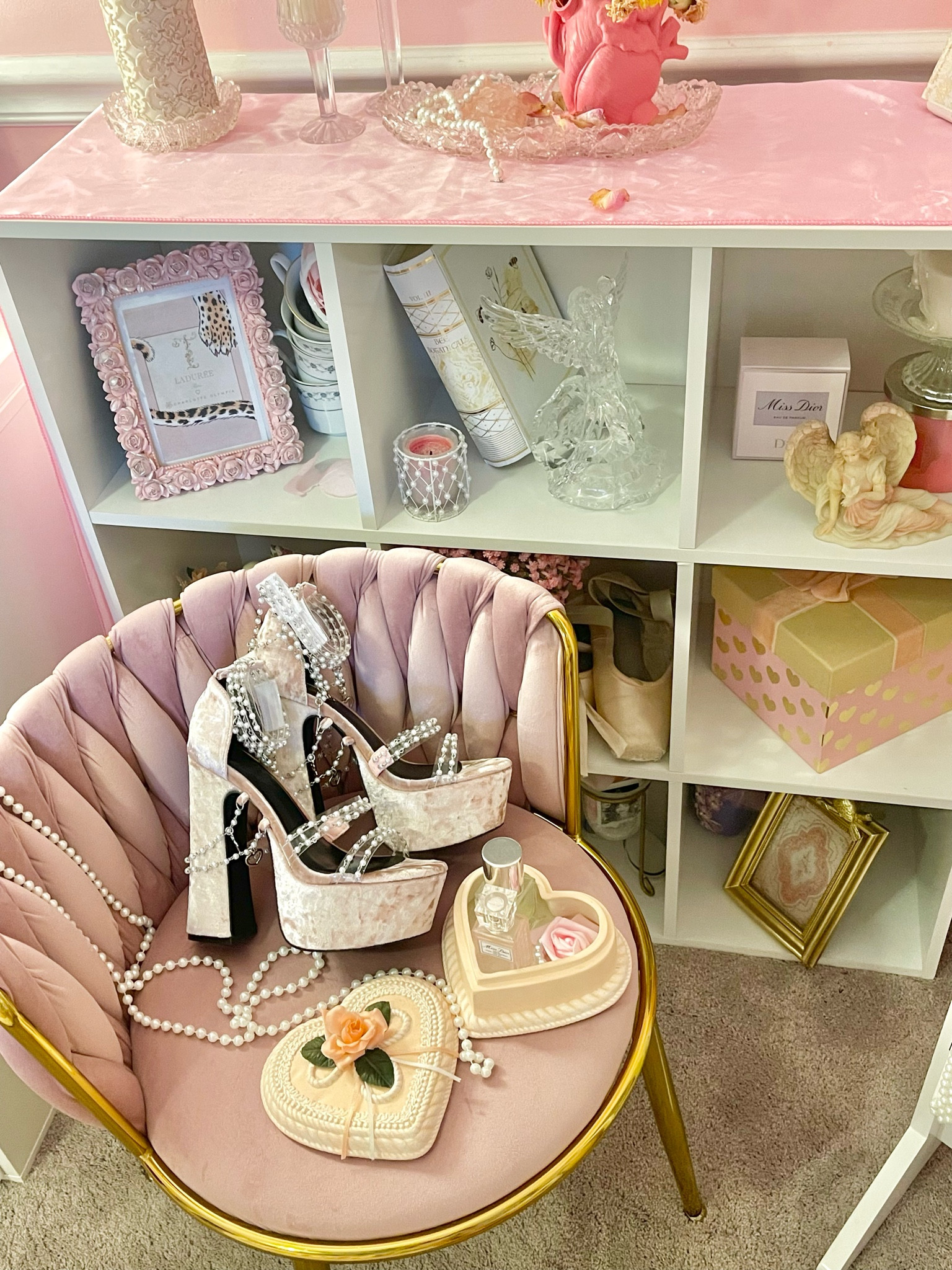 in love with these new vanity chairs omg #amazonfinds #coquette 