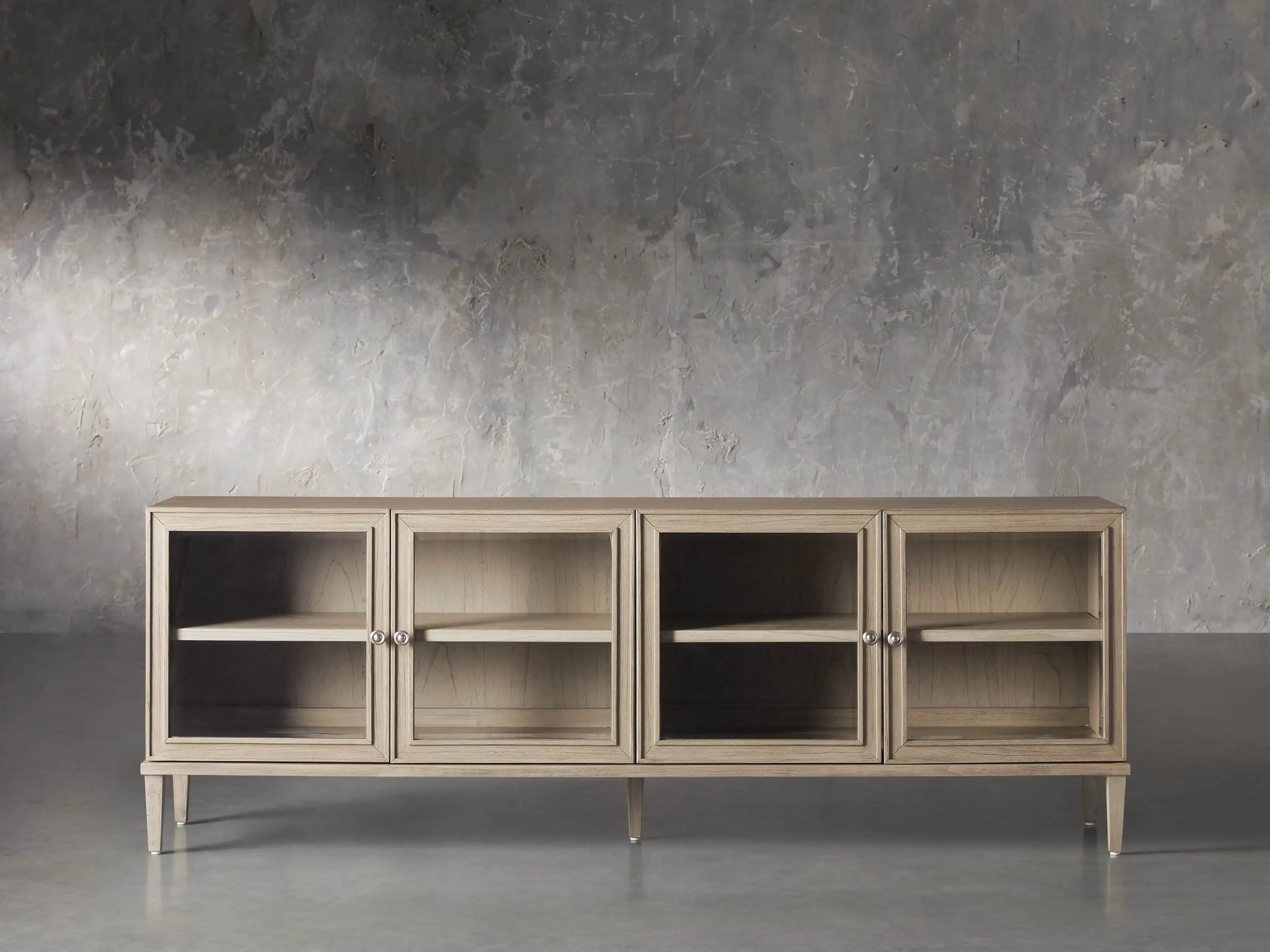 Pearson Glass Media Console | Arhaus