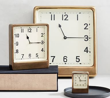 Anton Desktop Clock | Pottery Barn (US)