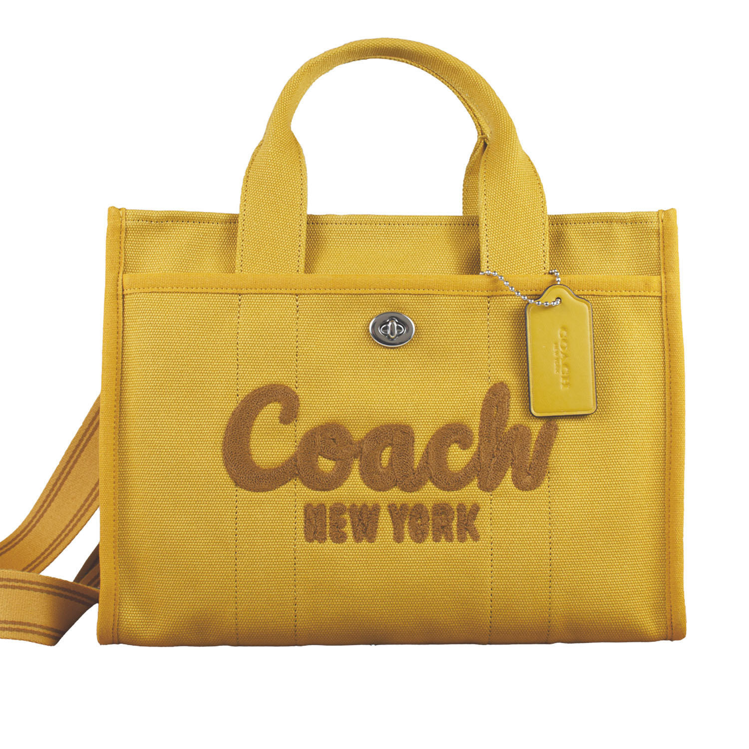 Coach Canvas Cargo Tote Bag, Yellow Gold | Sam's Club