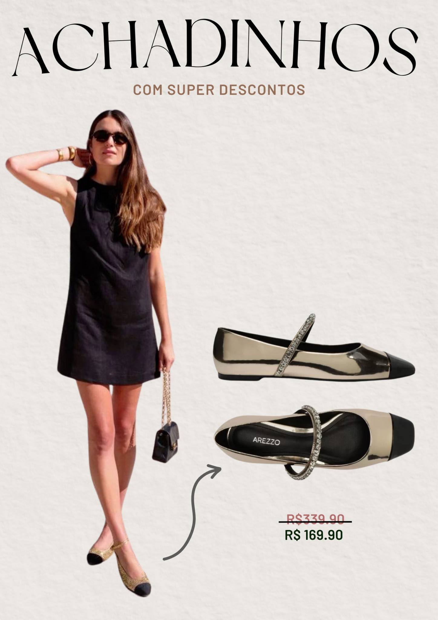 Olha esse super achado😱 Uma sapatilha muda qualquer look, deixando-o elegante e único!

#LTKSeasonal #LTKsalealert #LTKstyletip