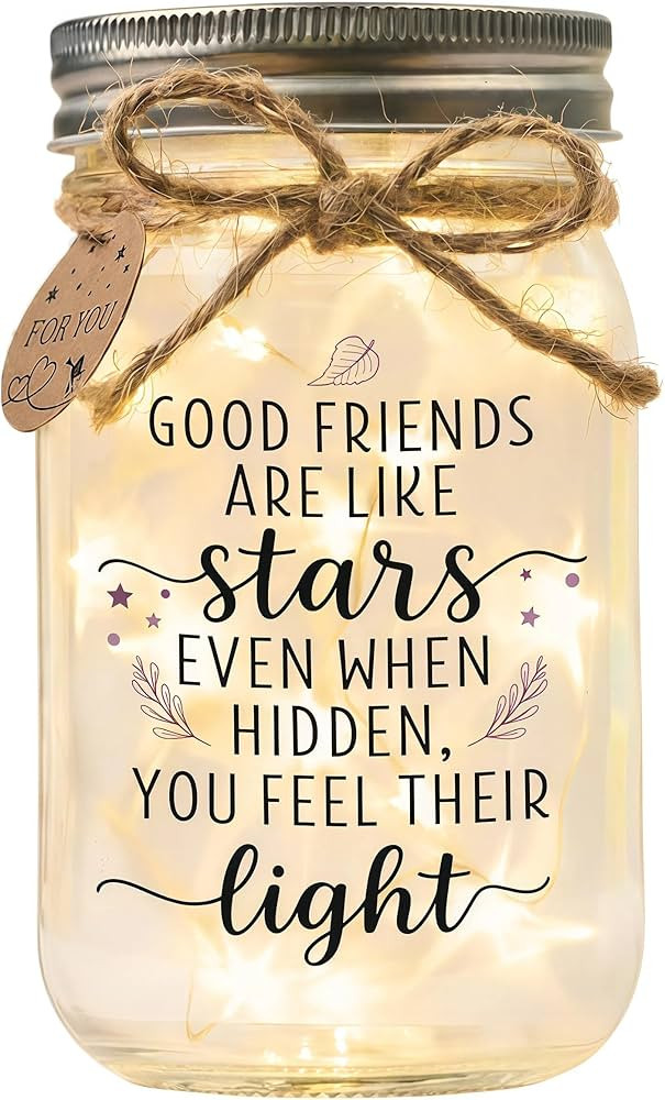 SOLMAY Friendship Gifts for Women – “Good Friends Are Like Stars” Sentimental Keepsake, Bes... | Amazon (US)