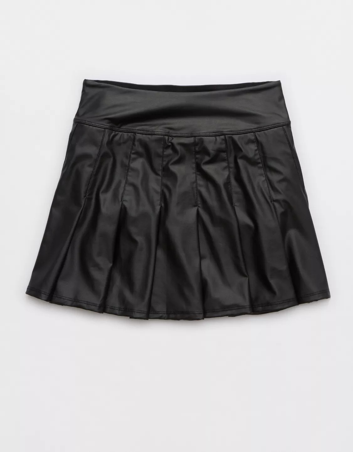 OFFLINE By Aerie Real Luxe Faux Leather Skort | Aerie