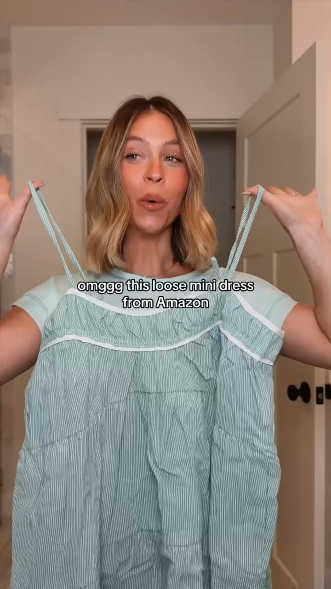 The cutest loose mini dress!! Bump approved 

#LTKStyleTip #LTKSaleAlert