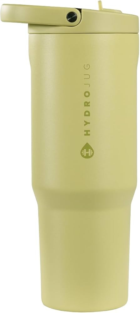 HydroJug Sport - Stainless Steel Tumbler with Straw, Vacuum Insulated, 40oz Leakproof Water Bottl... | Amazon (US)