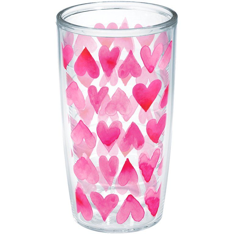Tervis Made in USA Double Walled Pink Hearts All Over Insulated Tumbler Cup Keeps Drinks Cold & H... | Walmart (US)