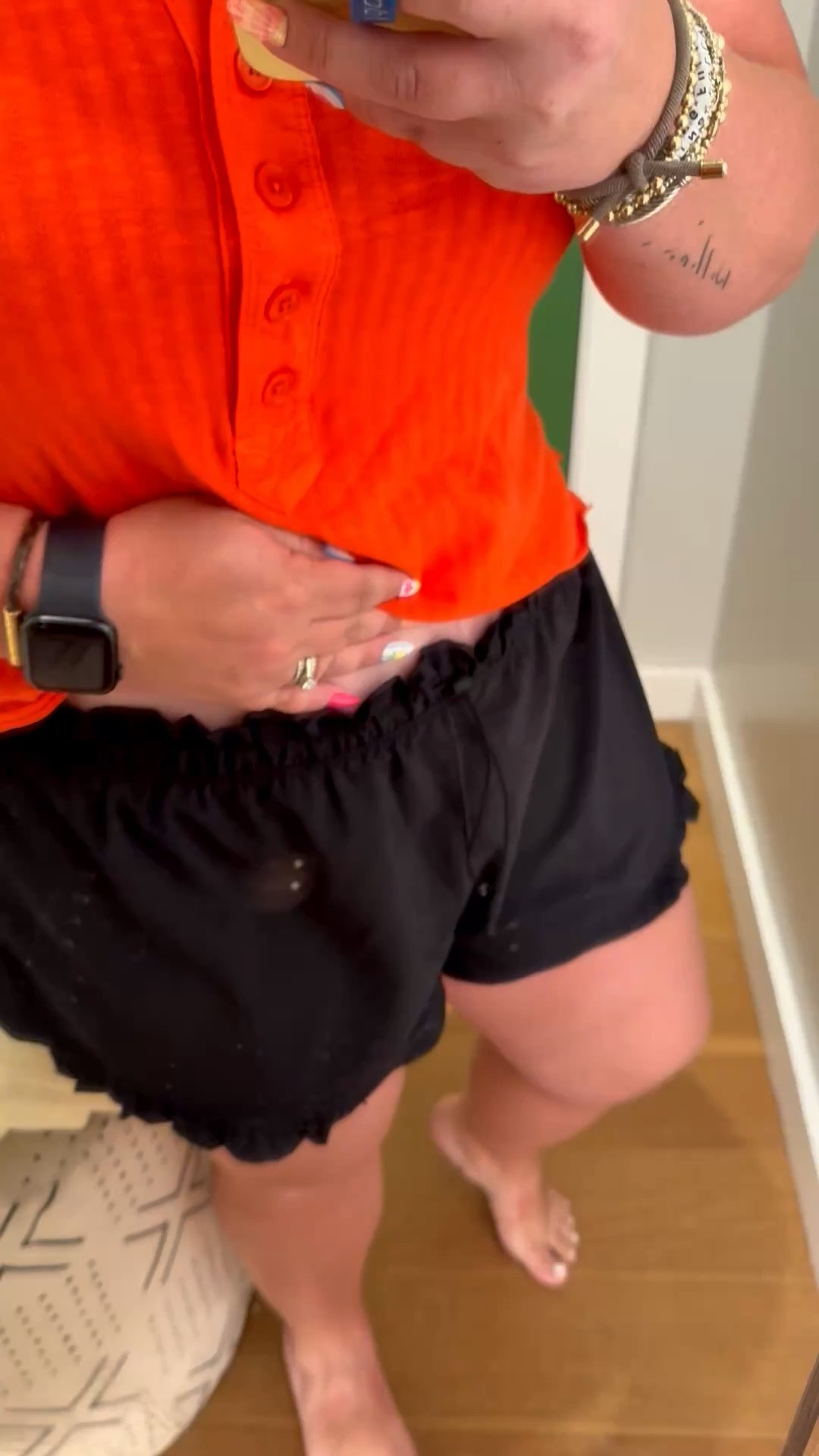 Love these shorts. Sized up to an XL. Draw string waist with built in bike shorts  

#LTKMidsize #LTKSaleAlert