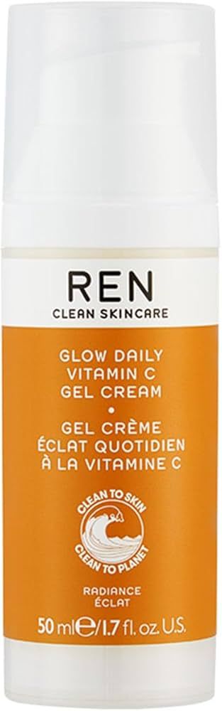 REN Clean Skincare - Glow Daily Vitamin C Gel Cream - Antioxidant Face Moisturizer with Vitamin C... | Amazon (US)