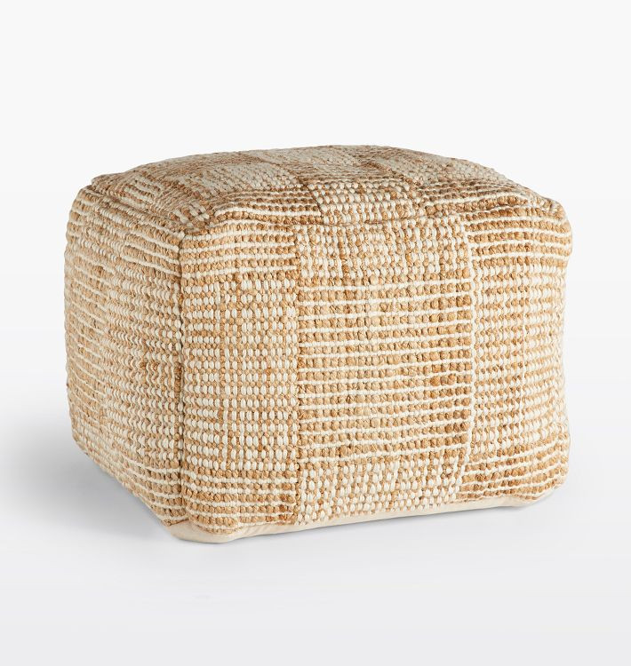 Interlaced Woven Pouf | Rejuvenation