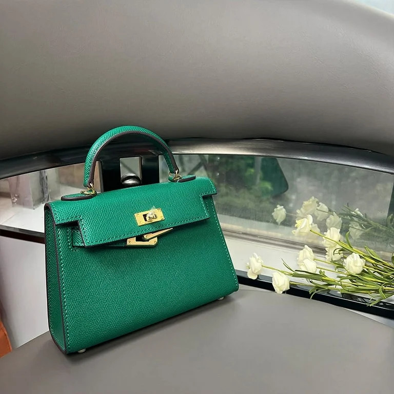 Mini High-End Leather Women's Bag First Layer Cowhide Portable Shoulder Messenger Bag - Walmart.c... | Walmart (US)