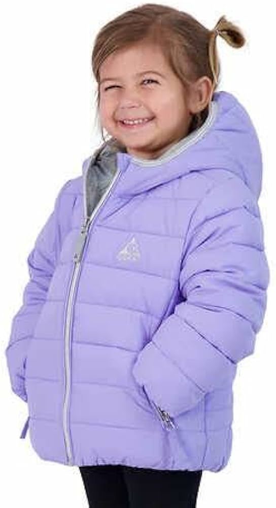 Gerry Kids' Jersey Lined Jacket, Winter coat snow, Hand warmer pockets, insulated bubble jacket w... | Amazon (US)