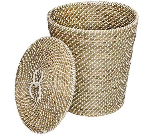 Honey Can Do Set of 3 Seagrass Baskets, Natural - QVC.com | QVC