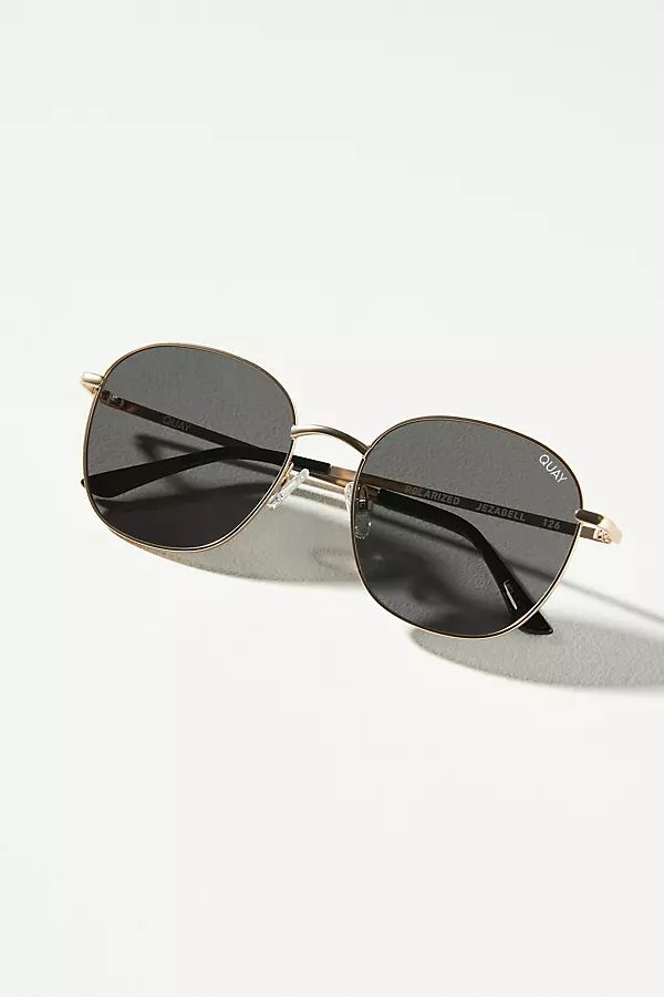 Quay Jezabell Polarized Sunglasses By Quay in Grey | Anthropologie (US)