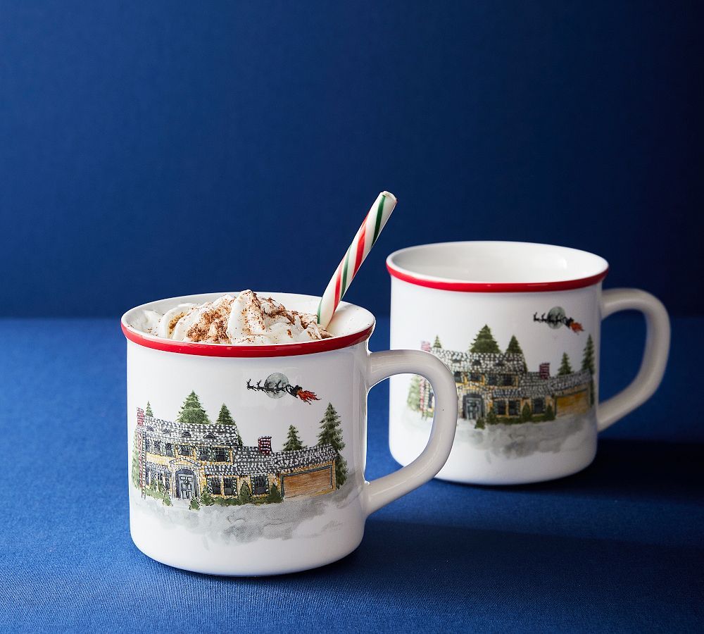 National Lampoon’s Christmas Vacation™ House Decal Stoneware Mug | Pottery Barn (US)