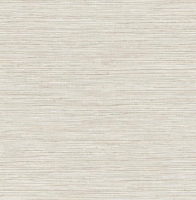 RoomMates Neutral Dimensional Grasscloth Peel and Stick Wallpaper, RMK12682PLW | Amazon (US)