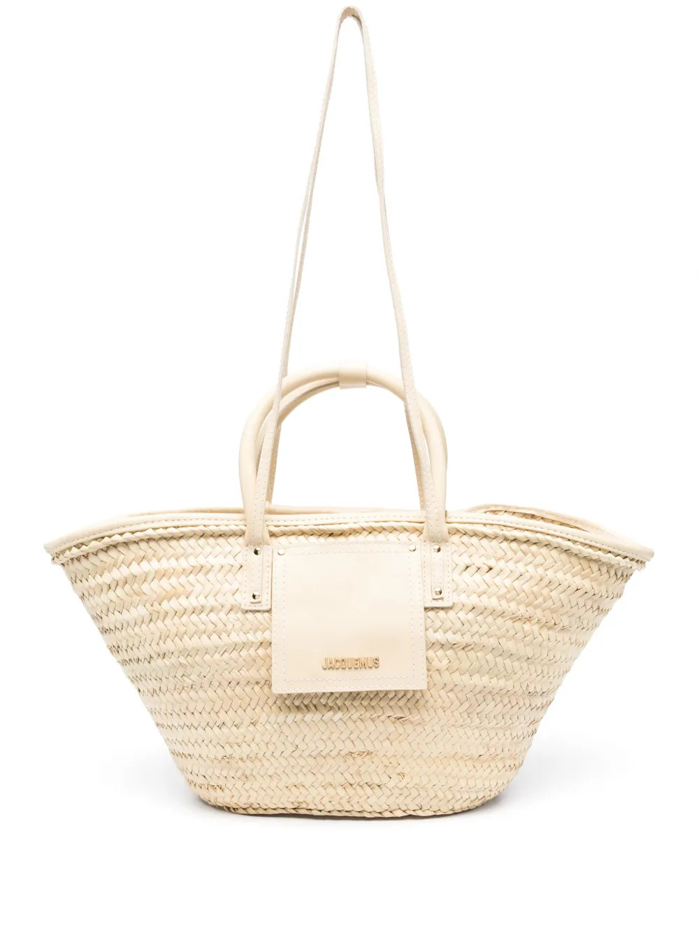 Le Panier Soli raffia tote bag | Farfetch Global
