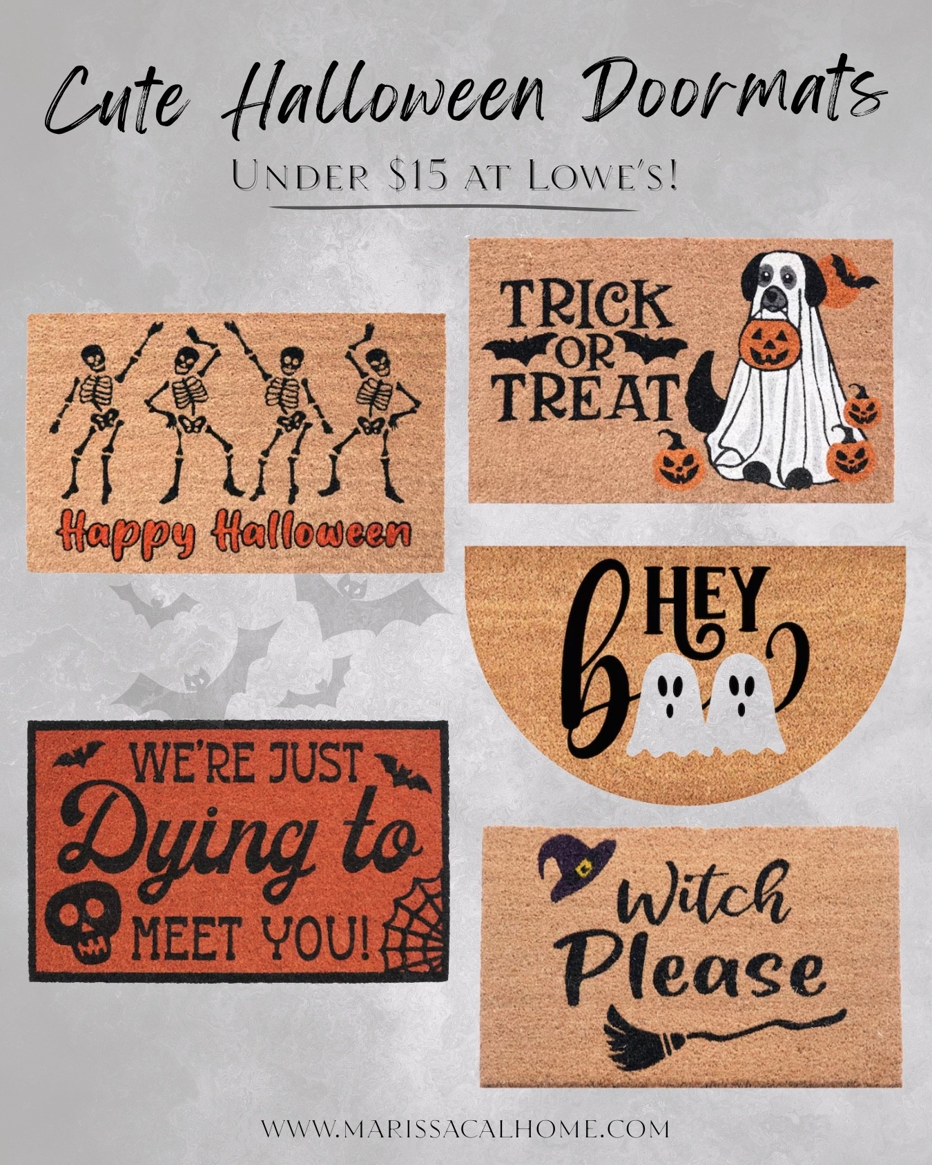 Cute Halloween doormats at Lowe’s // Fall porch ideas #ad #lowesparter @loweshomeimprovement

#LTKHome #LTKHalloween