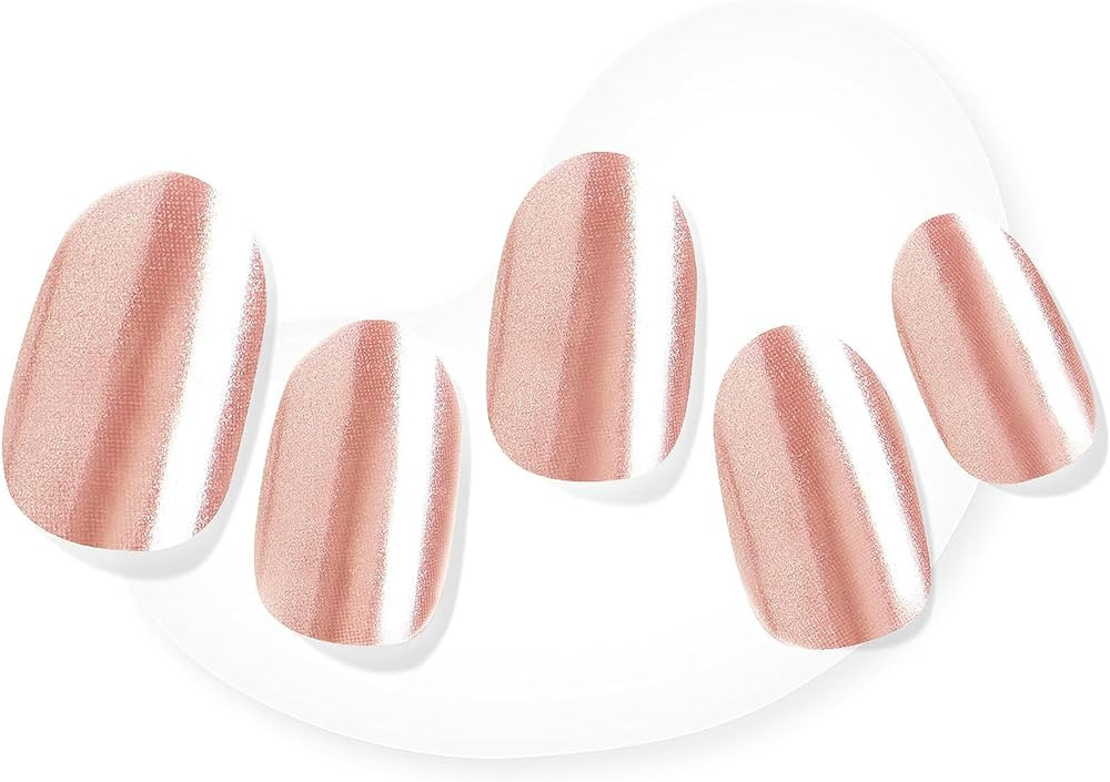 Dashing Diva Glaze Nail Strips - Toffee Glaze | Works with Any LED Nail Lamp | Long Lasting, Chip... | Amazon (US)