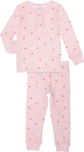Magnetic Me Kids' Swan of a Kind Two-Piece Pajamas | Nordstrom | Nordstrom