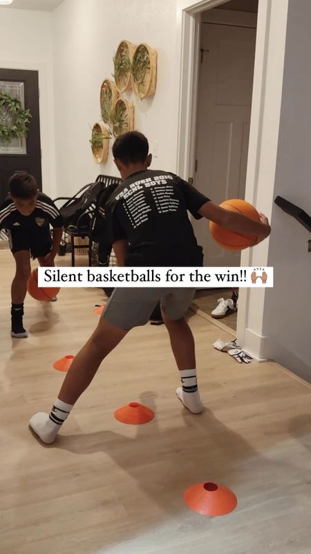 Silent basketball from Amazon! Sports training cones. 

#LTKKids #LTKSaleAlert #LTKFitness