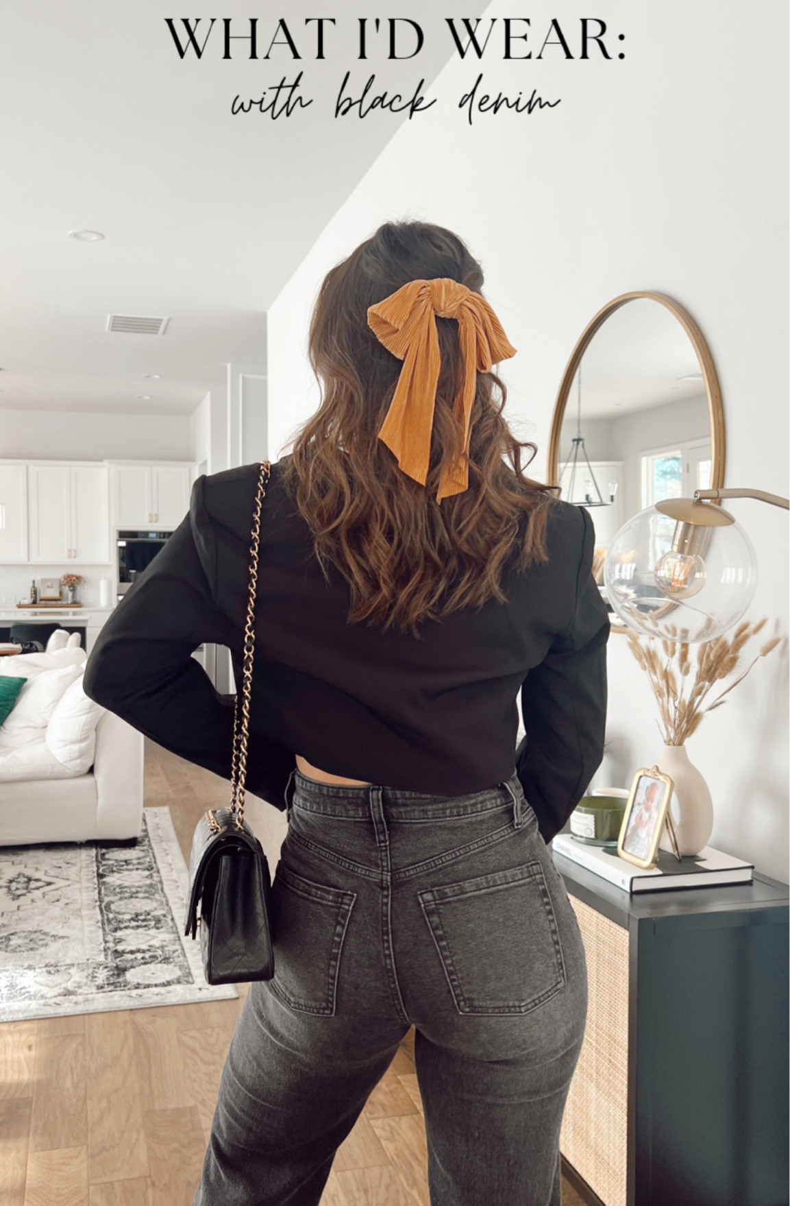 Black denim try-on!!