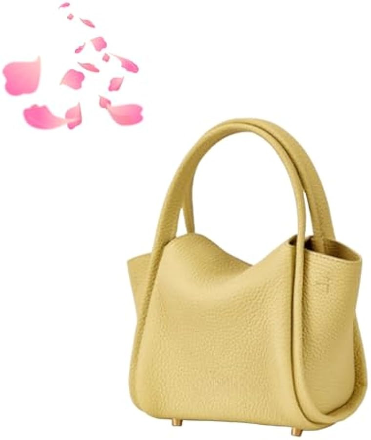 Womens Mini Cowhide Leather Bucket Bag, Classic Shoulder Light Handbag Crossbody Fashion Wallet R... | Amazon (US)