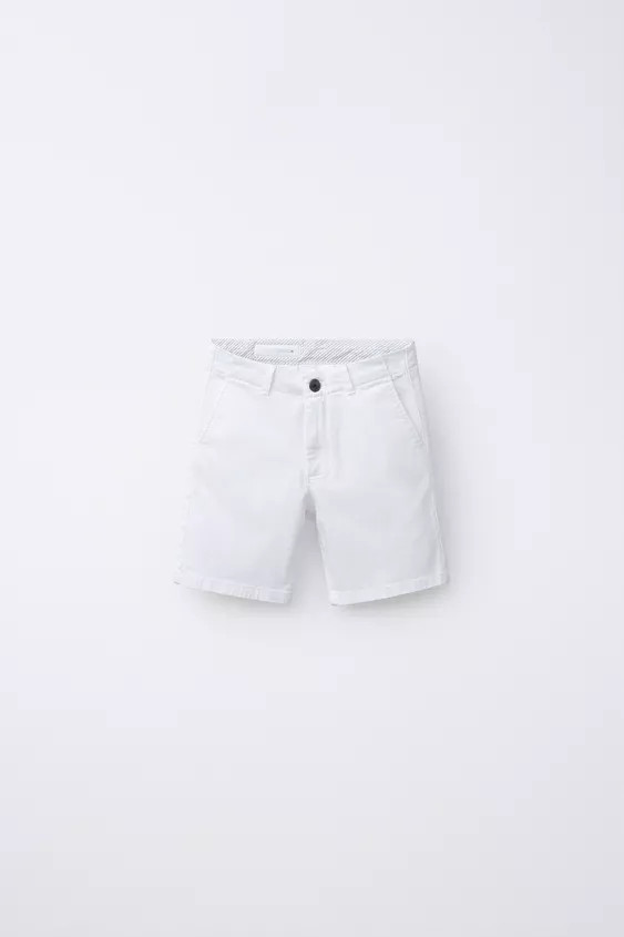 SLIM FIT CHINO SHORTS | Zara US