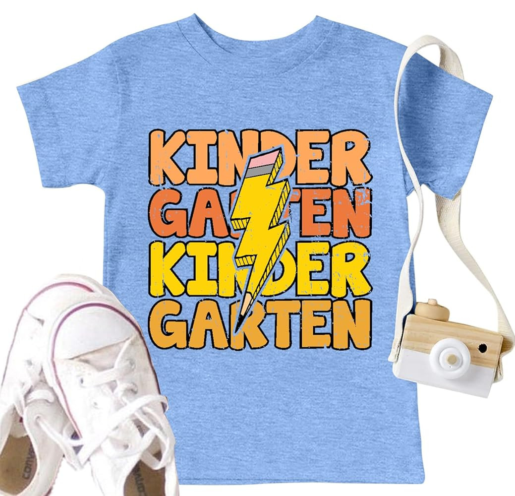 CAZYCHILD Kindergarten Shirt for Girls Boys First Day of Preschool Tshirt Toddler Kids 2025 Back ... | Amazon (CA)