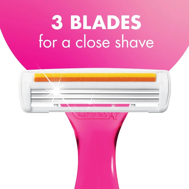 BIC Soleil 3 Simply Women's Disposable Razors, 3 Blades, 3 Count | Walmart (US)