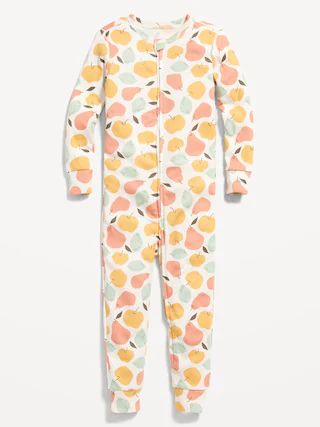 Unisex 2-Way-Zip Printed Pajama One-Piece for Toddler & Baby | Old Navy (US)