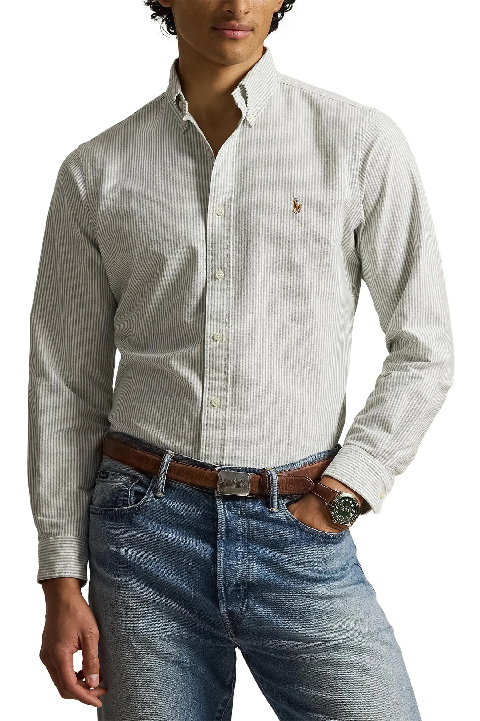 Classic Fit Striped Oxford Shirt (Men) | Nordstrom | Nordstrom