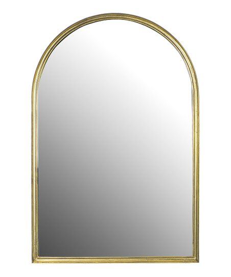 Goldtone Arched Wall Mirror | Zulily
