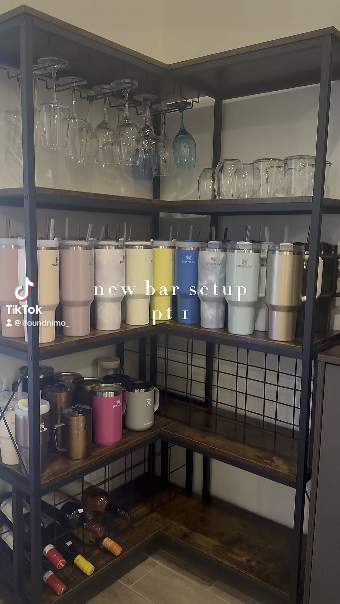 new bar setup part 1 🥂🍸

#LTKHome #LTKFamily #LTKWatchNow