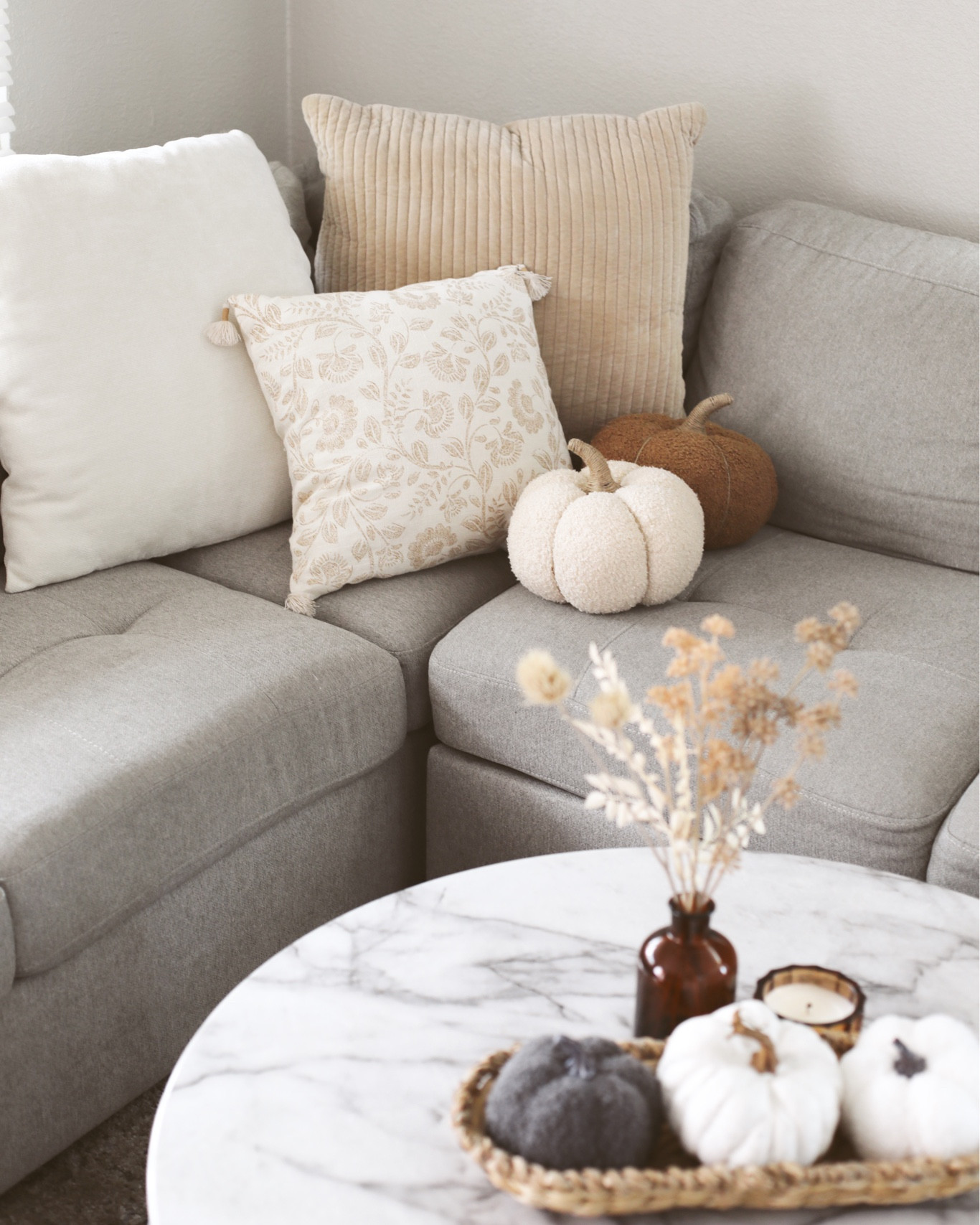 Neutral fall living room decor
Target home decor
Pumpkin pillows
Sherpa pumpkin pillows
#livingroom
#homedecor
#target
#targethome


#LTKunder50 #LTKhome #LTKSeasonal
