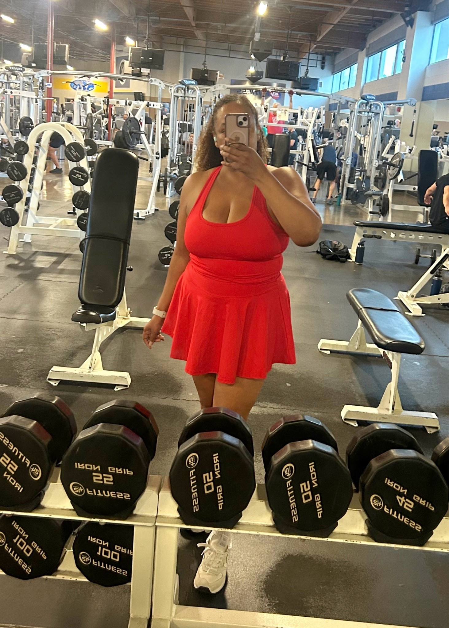 Matching gym set - gotta look 👀 cute while we put in the work 💪🏾 🏋🏾‍♀️ 💥 Size xl in both.

#LTKOver40 #LTKMidsize #LTKActive