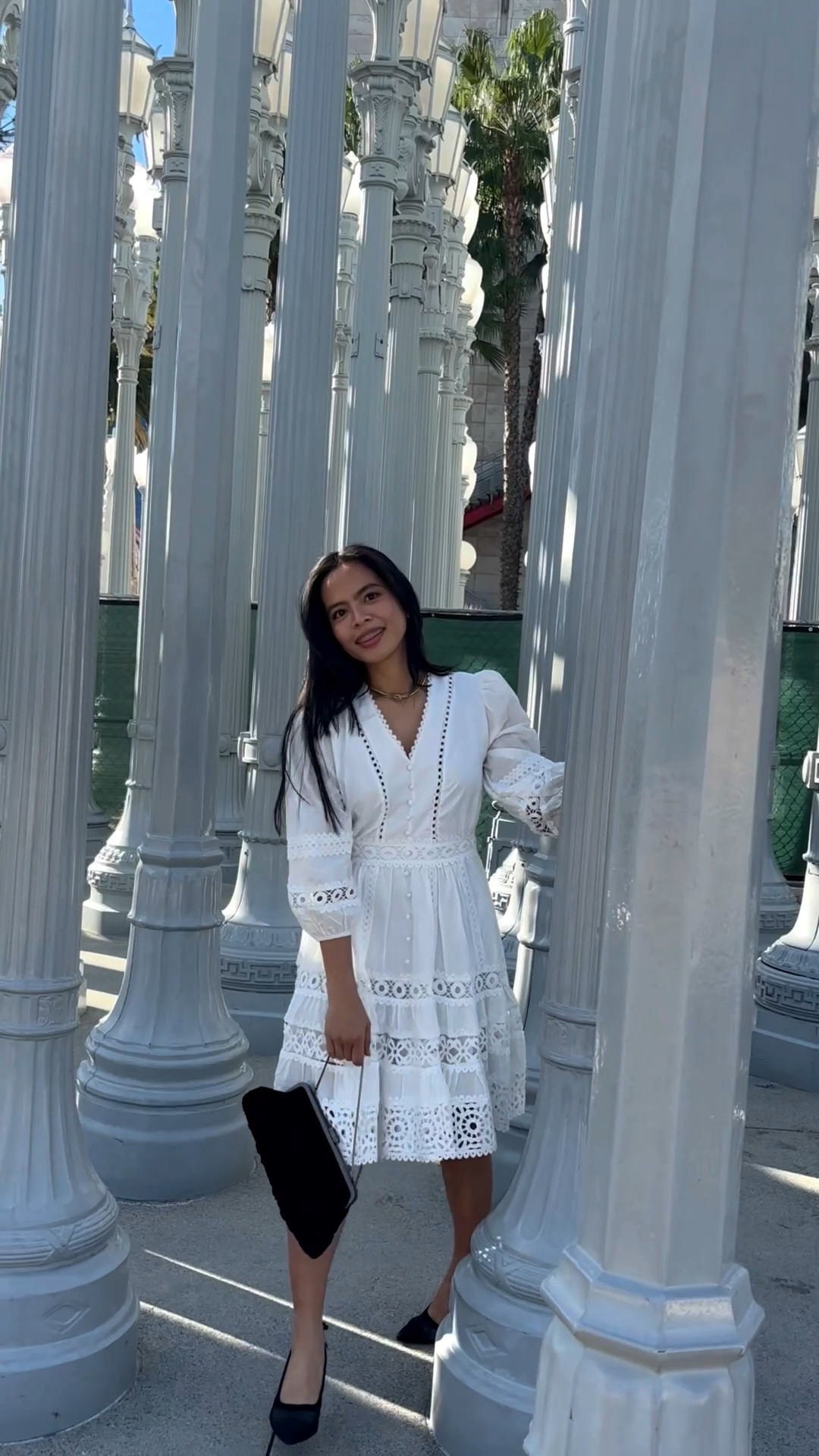 a moment of elegance and fresh look.
*Hollow Lace Trim Dress, side pockets outfit @liwisi.official
The official website is https://www.liwisi.com/and used my code [MOM15] for 15% off + free shipping
events and occasions, summer dresses, wedding dress, formal events, church outfits, modest fashion, elegant woman
@lacma Urban Lights
#dress #liwisi #events #fashion 

#LTKootd #LTKdayinmylife #LTKWedding