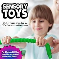 BunMo Pop Tubes Sensory Toys, Fine Motor Skills Toddler Toys, Fidget Toys for Sensory Kids and Le... | Amazon (US)