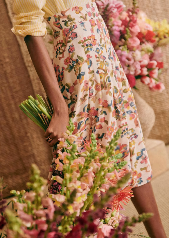 Jade Skirt - Villa - Viscose - Sézane | Sezane Paris