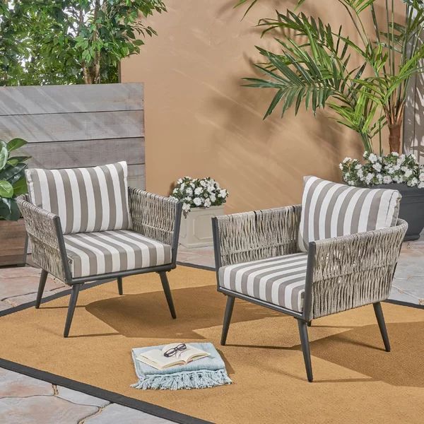 Giunta Patio Chair (Set of 2) | Wayfair North America